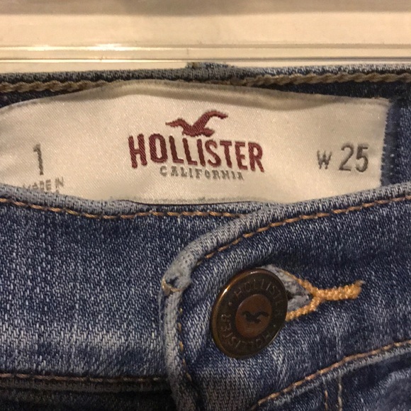 Hollister denim shorts - SZ 1 - Picture 3 of 3
